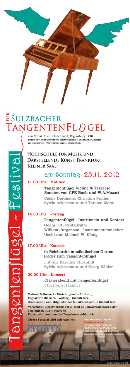 das 1. Tangentenflügel- Festival in Frankfurt am 25. November 2012